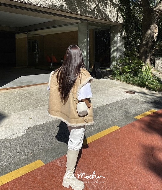鋸齒後拉鍊軍靴(版型正常)(闆娘.花花清單)